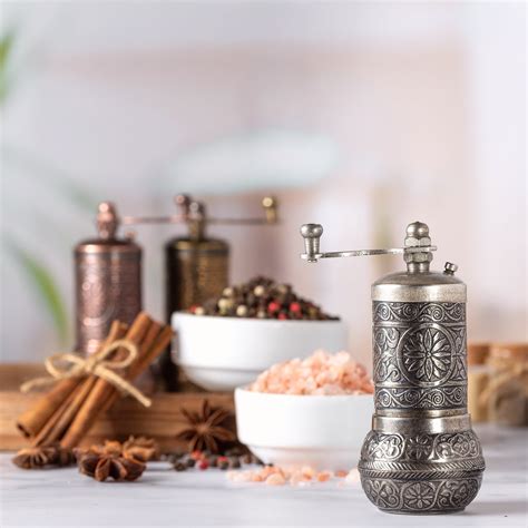 pepper grinder with metal bracket|black pepper grinder.